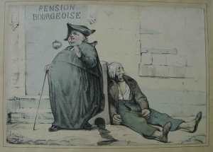 H.DAUMIER pension bourgeoise